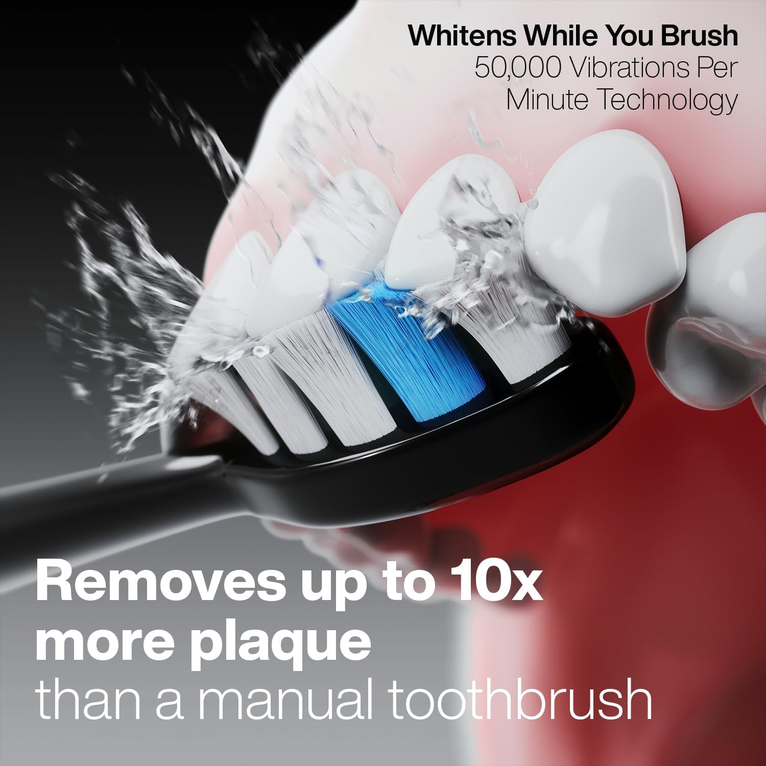Aquasonic Duo Series PRO – Ultra-Whitening Electric Toothbrush Set – 5 Modes & Smart Timers – Premium Travel Cases & 10 Proflex Brush Heads – ADA Accepted Toothbrushes - Image 2