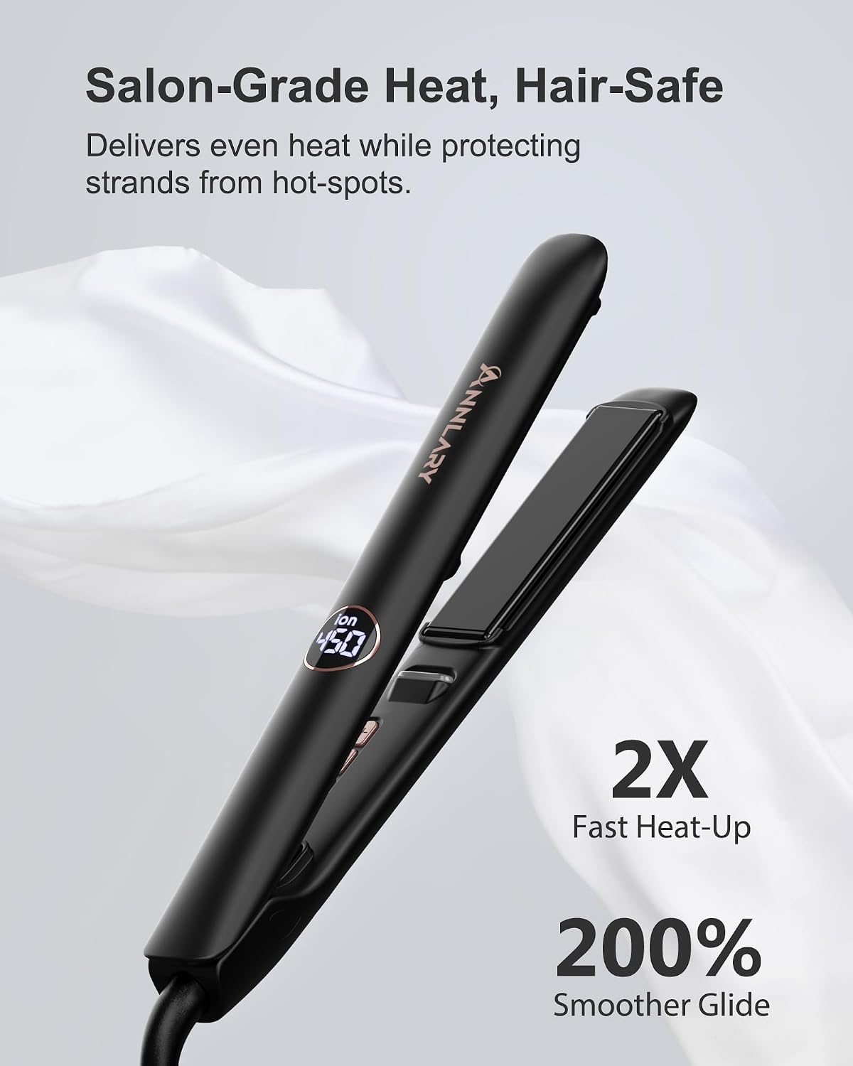 ANNLARY 1 Inch Hair Straightener Flat Iron - Image 4