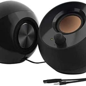 Creative Pebble 2.0, USB Desktop Stereo Speakers for PC/Laptop, Black