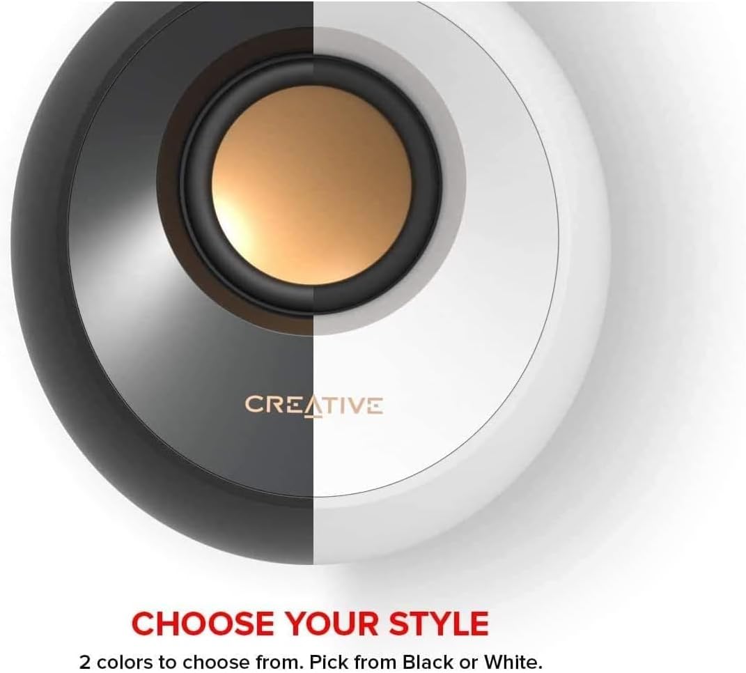 Creative Pebble 2.0, USB Desktop Stereo Speakers for PC/Laptop, Black - Image 4