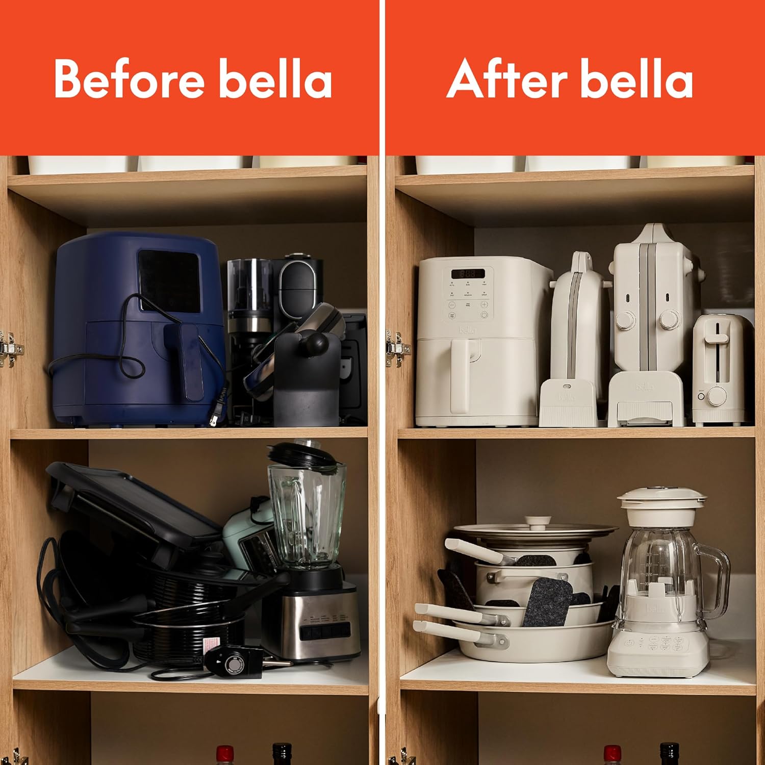 bella Fits-Anywhere™ 2-Slice Slim Toaster, Long Slot & Extra Wide, Oatmilk - Image 9